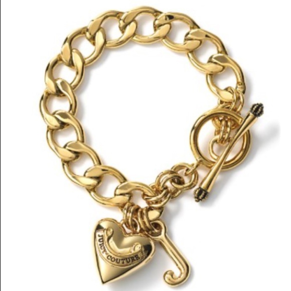 Juicy couture gold chunky bracelet